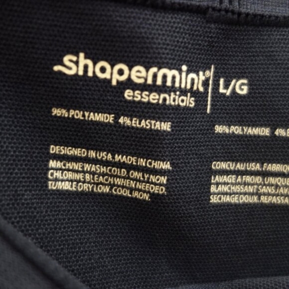 Shapermint Essentials high waisted Shaping Leggings in Black (L/ 8-12) NWT! - Picture 16 of 16